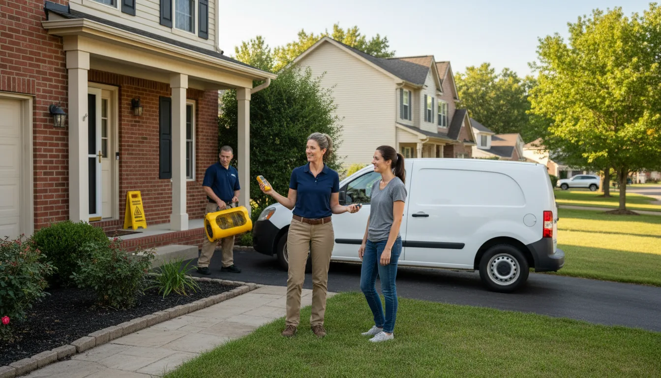 Residential water damage restoration in Norton, WV